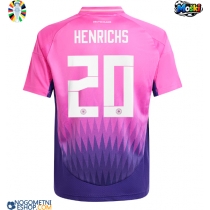 Moški Nogometni dresi Nemčija Benjamin Henrichs #20 Gostujoči EP 2024 Kratek Rokav